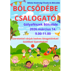 BÖLCSŐDÉBE CSALOGATÓ 2026. - Gólyafészek Bölcsőde